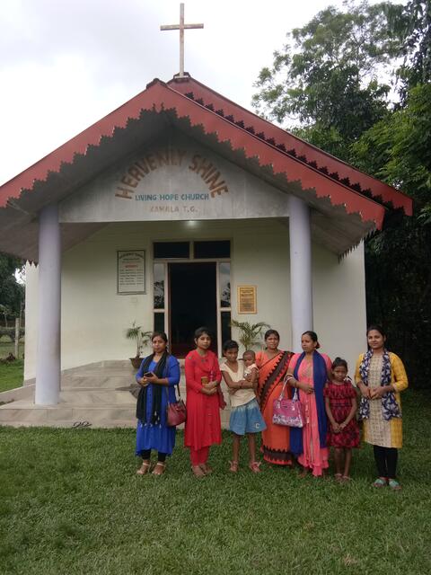 Cottage meeting with some Surjapuri women group